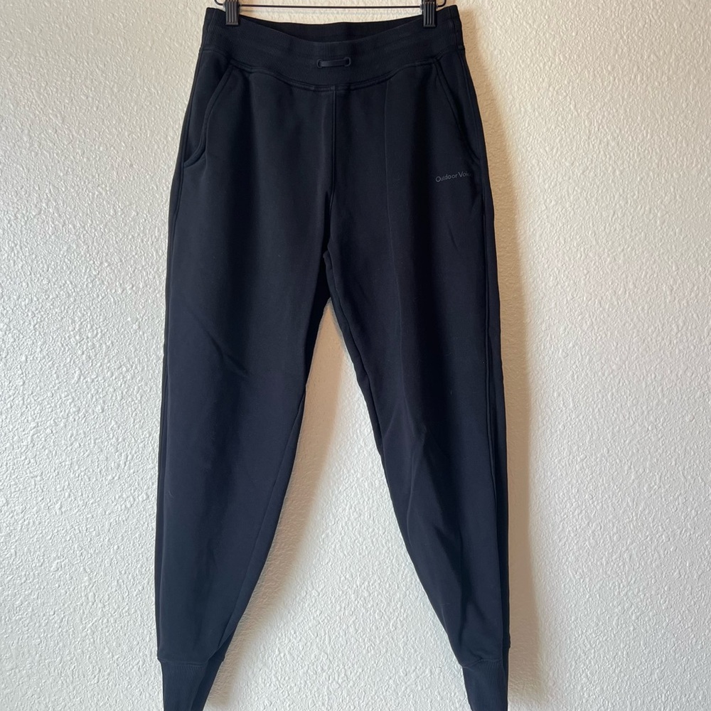 Outdoor Voices Thick Jogger Drawstring Pockets Sweatpants Black Women's Size M